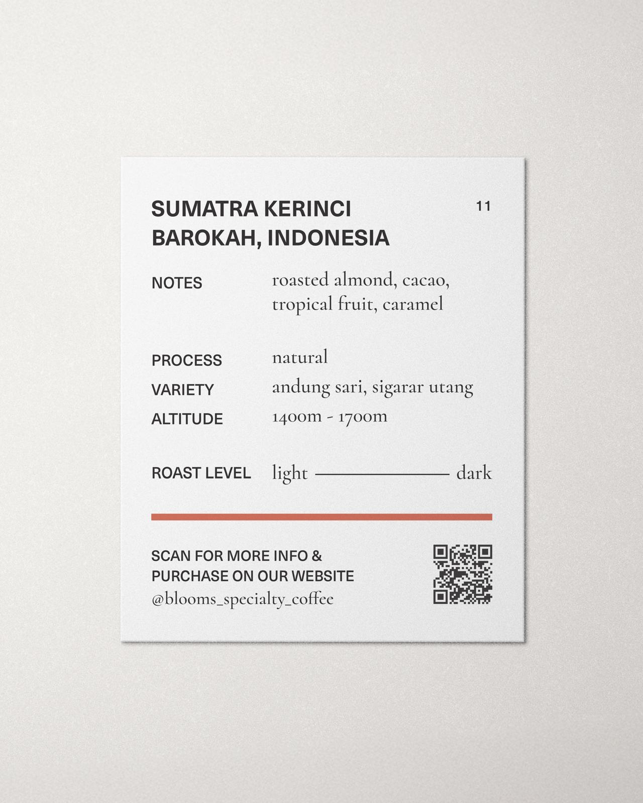 Sumatra Kerinci Barokah, Indonesia natural אינדונזיה סומטרה