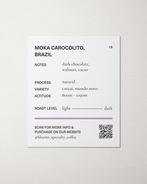 Moka carocolito, Brazil ברזיל מוקה קרוקוליטו