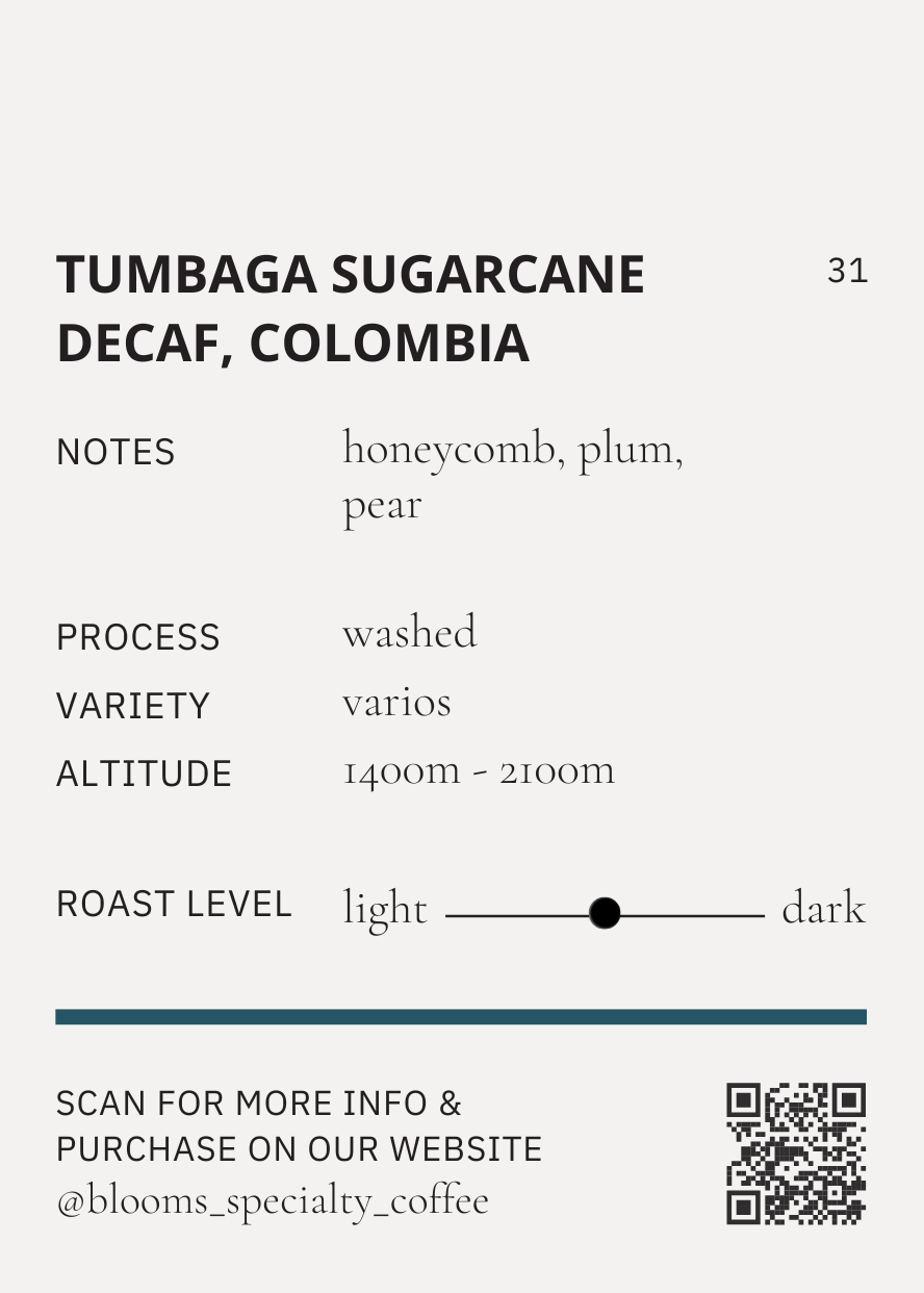 קולומביה שוגרקיין נטול Colombia decaf
