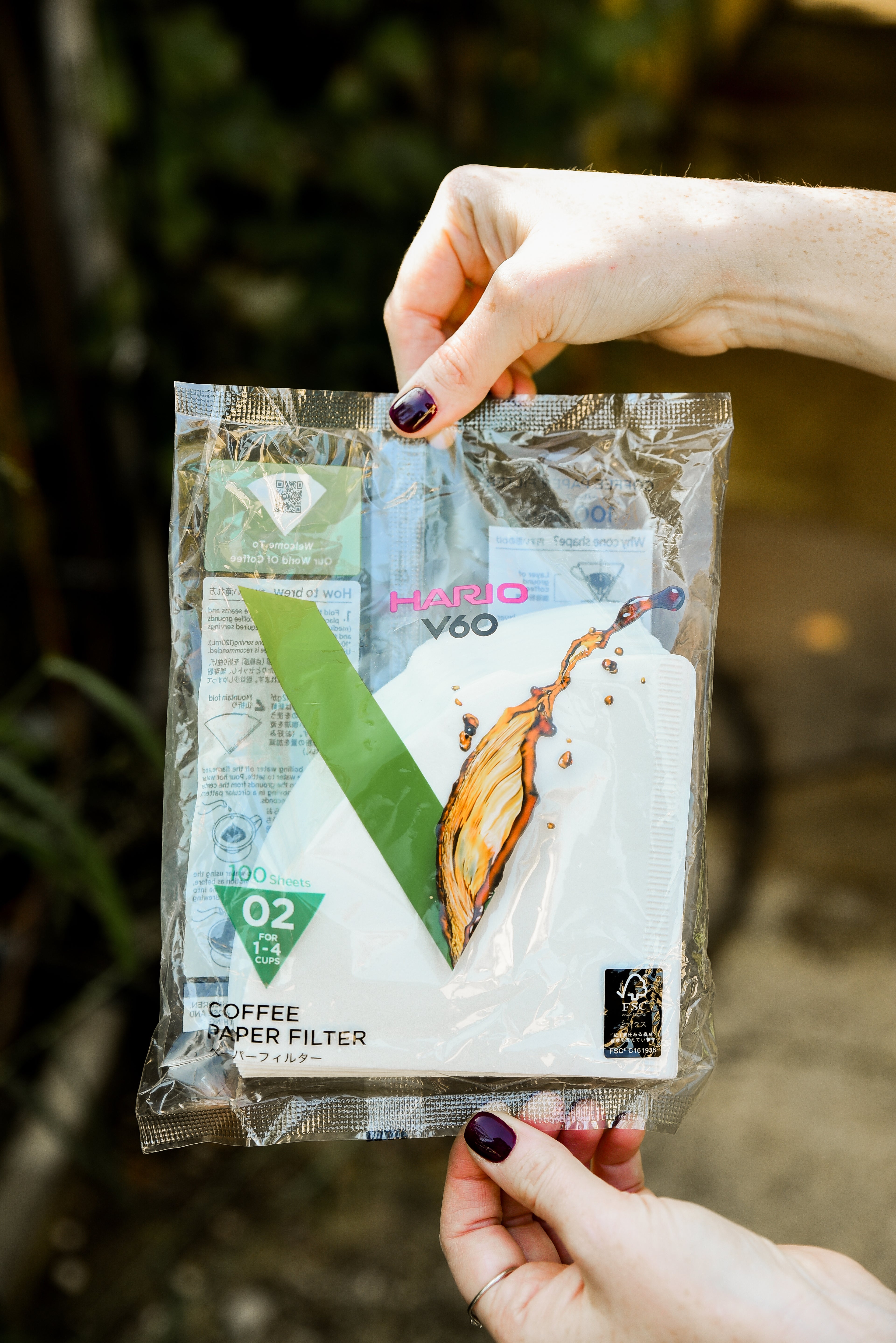 V60 נייר לפילטר